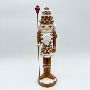 Gingerbread Nutcracker Statue Figurine Christmas Holiday Decor